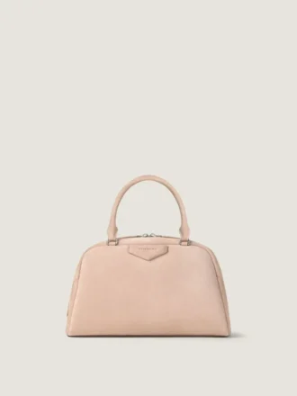 Antigona East-West Bowling Bag in Suede
