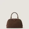 Antigona East-West Bowling Bag in Suede