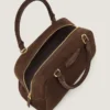 Antigona East-West Bowling Bag in Suede