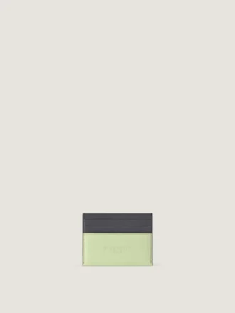 Antigona Stamped Bicolor Card Holder in Leather
