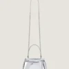 Antigona Vanity Bag in Mirror Effect Leather with Chain