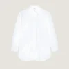 Asymmetric Shirt in Poplin