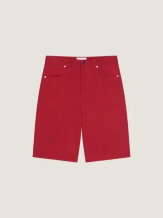 Bermuda Shorts in Overdyed Denim