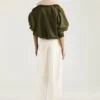 Bomber in Cotton and Wool with Shearling Collar