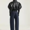 Bomber with Zipped Shawl Collar in Nappa Leather Bomber with Zipped Shawl Collar in Nappa Leather