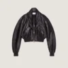 Bomber with Zipped Shawl Collar in Nappa Leather Bomber with Zipped Shawl Collar in Nappa Leather