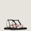 Boudoir Bicolor Thongs in Nappa Leather Boudoir Bicolor Thongs in Nappa Leather
