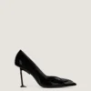 Boudoir Fold Pumps in Patent Leather Boudoir Fold Pumps in Patent Leather
