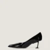 Boudoir Fold Pumps in Patent Leather Boudoir Fold Pumps in Patent Leather