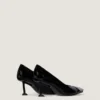 Boudoir Fold Pumps in Patent Leather Boudoir Fold Pumps in Patent Leather