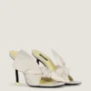 Boudoir Heeled Mules in Nappa Leather with Bow Boudoir Heeled Mules in Nappa Leather with Bow