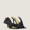 Boudoir Heeled Mules in Nappa Leather with Bow Boudoir Heeled Mules in Nappa Leather with Bow