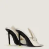 Boudoir Heeled Mules in Nappa Leather with Bow Boudoir Heeled Mules in Nappa Leather with Bow