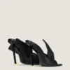 Boudoir Heeled Mules in Nappa Leather with Bow Boudoir Heeled Mules in Nappa Leather with Bow