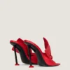 Boudoir Heeled Mules in Nappa Leather with Bow Boudoir Heeled Mules in Nappa Leather with Bow