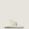 Boudoir Thongs in Nappa Leather with Bow