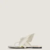 Boudoir Thongs in Nappa Leather with Bow
