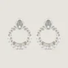 Broken Chandelier Clip Earrings in Metal and Crystals Broken Chandelier Clip Earrings in Metal and Crystals