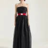 Bustier Evening Dress in Organza Bustier Evening Dress in Organza