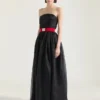 Bustier Evening Dress in Organza Bustier Evening Dress in Organza