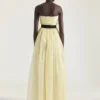 Bustier Evening Dress in Organza Bustier Evening Dress in Organza