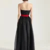 Bustier Evening Dress in Organza Bustier Evening Dress in Organza