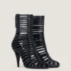 Cage Ankle Boots in Leather Cage Ankle Boots in Leather