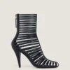 Cage Ankle Boots in Leather Cage Ankle Boots in Leather