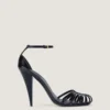 Cage Heeled Sandals in Patent Leather Cage Heeled Sandals in Patent Leather