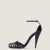 Cage Heeled Sandals in Patent Leather Cage Heeled Sandals in Patent Leather