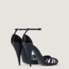 Cage Heeled Sandals in Patent Leather Cage Heeled Sandals in Patent Leather