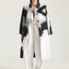 Car Coat in Cotton with Portrait Jacquard Car Coat in Cotton with Portrait Jacquard