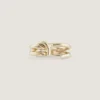 Chain Link Double Fingers in Metal Chain Link Double Fingers in Metal