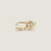 Chain Link Double Fingers in Metal Chain Link Double Fingers in Metal