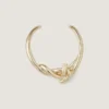 Chain Link Torque Necklace in Metal Chain Link Torque Necklace in Metal