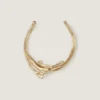 Chain Link Torque Necklace in Metal Chain Link Torque Necklace in Metal