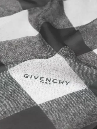 Checked Square in Silk Georgette