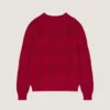 Checked Sweater in Cotton Knit Checked Sweater in Cotton Knit