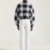 Checked Sweater in Wool Embroidered Givenchy Paris Checked Sweater in Wool Embroidered Givenchy Paris