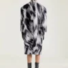 Coat in Wool Jacquard with Animal Print Coat in Wool Jacquard with Animal Print