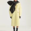 Cocoon Fitted Coat in Leather Cocoon Fitted Coat in Leather