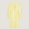 Cocoon Fitted Coat in Leather Cocoon Fitted Coat in Leather