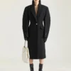 Cocoon Fitted Coat in Wool Cocoon Fitted Coat in Wool