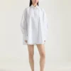 Cocoon Shirt in Poplin with Givenchy Embroidery Cocoon Shirt in Poplin with Givenchy Embroidery