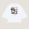 Cocoon T-Shirt in Cotton with Archive Print Cocoon T-Shirt in Cotton with Archive Print