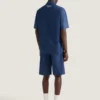 Couture Seam Bermuda Shorts in Denim with Givenchy Stamp Couture Seam Bermuda Shorts in Denim with Givenchy Stamp