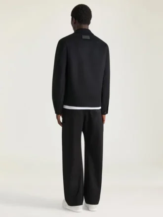 Couture Seam Blouson in Wool and Cashmere