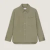 Couture Seam Overshirt in Overdyed Denim Couture Seam Overshirt in Overdyed Denim