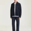 Couture Seam Overshirt in Suede Couture Seam Overshirt in Suede