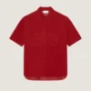 Couture Seam Overshirt in Suede Couture Seam Overshirt in Suede